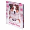 BRAUBERG / Notebook "Dog" PEQUENO FORMATO 80 folhas A6, 110х147 mm, capa laminada, verniz seletivo, gaiola