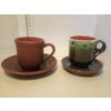 Таволожская керамика / Coffee pair, glazed