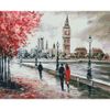 Опт-картина / Diamond mosaic, 40x50, square rhinestones Gray London