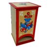 Беломорские узоры / Caddy wooden "Rakulskaya painting. Blue" 16cm