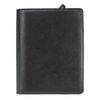 Purse mens FABULA "Estet", 110х135х30 mm, genuine leather, black