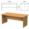 Monolith negotiating table, 1800s90s750 mm, color beech Bavaria