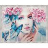 Опт-картина / Mosaico diamante 40x50, strass rotondi Signora dagli occhi azzurri