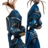 Decor and Gift / Statuette en bois "Асмат bleu" 50 cm