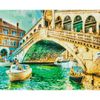 Опт-картина / Diamond mosaic, 40x50, square rhinestones Rialto Bridge