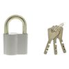 Padray lock, width 60 mm, cast iron, arch d-10 mm, Finnish, 3 keys, SIBLTEH, WN2-26
