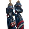 Decor and Gift / Bức tượng gỗ "thấy một sự trưởng thành màu xanh, màu xanh ngọc" 50 cm