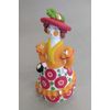 Дымковская глиняная игрушка / Figurine "City Lady in Yellow with a Handbag"