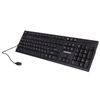 SONNEN / Wired keyboard KB-330, USB, 104 keys, classic design, black