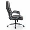 Ofis koltuğu BRABIX PREMIUM "Strong HD-009", 200 kg'a kadar YÜK, siyah eko-deri, gri kumaş