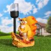 Хорошие сувениры / Garden lantern "Squirrel with a nut under the lantern"