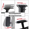 МЕТТА / Office chair "SAMURAI" Black Edition, heavy-duty mesh, adjustable, black