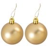ЗОЛОТАЯ СКАЗКА / Set of decorations for the fir-tree 39 items, golden color
