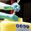 MAPA / Gloves nitrile Ultranitril 492, cotton dusting, size 7 (S), green