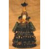 Потешный промысел / Muñeca de porcelana de recuerdo "Con un disfraz de carnaval" Espina de pescado "