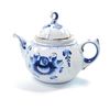 Гжельский Фарфоровый завод / Teapot Crumpet gold