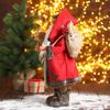 Зимнее волшебство / Doll "Santa Claus, in a red coat with a bear"