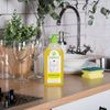 500 ml SYNERGETIC "Lemon" dishwasher, antibacterial, dispenser