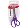 BRAUBERG scissors, 130 mm, ergonomic handle, carton packing with hanger, assorted