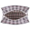 ЛЮБАША / Household bag-trunk, polypropylene, 60x50x30 cm, 90 liters, black-red, 150 g / m2
