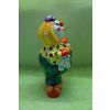 Ярославская майолика / Figurine "Clown with puppies"