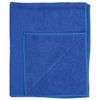 ЛЮБАША / Rags for cleaning the floor ECONOMY, microfiber, 50x60 cm, blue, SET 3 pcs