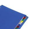Intercalaire plastique OFFISMAG, A4, 20 feuilles, alphabétique A-Z, table des matières, couleur, RUSSIE