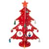 Wooden figurine "Christmas Tree red toy"