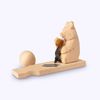 Богородская игрушка / Wooden souvenir "Bear with beer"