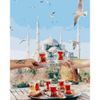 Опт-картина / Sayılarla boyama 40x50 Romantik gezi