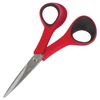 Scissors for Hobbies and crafts a TREASURE ISLAND of 140 mm, 3-sided sharpening, red-black