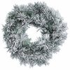 Kaemingk / Snow-covered wreath Vancouver 50 cm, LINE + PVC