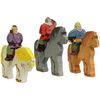 Play set "Three heroes" - colorful educational toy (handmade)