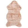 Kaemingk / Decorative fur rug Olaf 90 * 50 cm pale pink