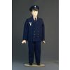 Потешный промысел / Porcelain souvenir doll "Civil Aviation Pilot Uniform"