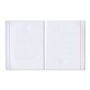 STAFF / Notebook bumvinyl, A5, 96 l., Staple, offset No. 1, cage, with borders, BLUE / 10 pcs.