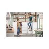 Stepladder steel + aluminum K60 StandartLine 2 wide steps with mat Hailo