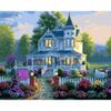 Опт-картина / Pittura con numeri 40x50 Accogliente casa