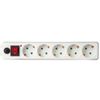 SONNEN / Surge protector U-351, 5 outlets, grounded, switch, overload protection, 10 A, 1.8 m