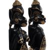 Decor and Gift / Bức tượng gỗ "thấy một sự trưởng thành đen" 33 cm