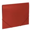 Folder on elastics BRAUBERG "Office", red, 300 sheets, 500 µm