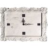 Арбет Мрамор / Arbet Marble / Wall clock from marble Arbet ™ with rhinestones from crystal, color Mother of pearl (white)