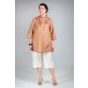 Снежинка / Snowflake / Women's tunic with stand-up collar and embroidery