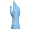 MAPA / Vital Eco 117 latex gloves, cotton sputtering, size 9 (L), blue