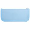Pencil case-cosmetic bag INLANDIA, 2 branches, soft, sequined, mermaid, blue, 21х6х9 cm
