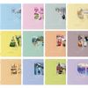 BRAUBERG / Exercise books, 12-PIECE SET, PASTEL, 48 sheets, cardboard cover