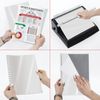 Plastic covers for binding, A4, SET 100 pcs., 300 microns, white, BRAUBERG