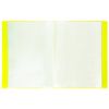 Pasta de 20 inserções BRAUBERG "Neon", 16 mm, amarelo neon, 700 microns