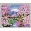 Опт-картина / Mosaïque diamant 40x50, strass ronds Paysage de printemps