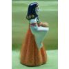 Ярославская майолика / Figurine "Girl with a loaf"